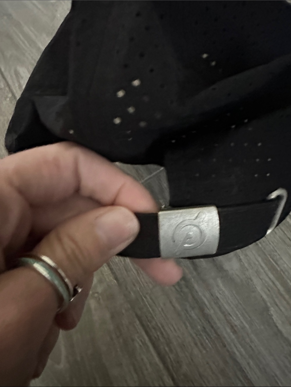Peloton Black Athletic Hat - Picture 4 of 4